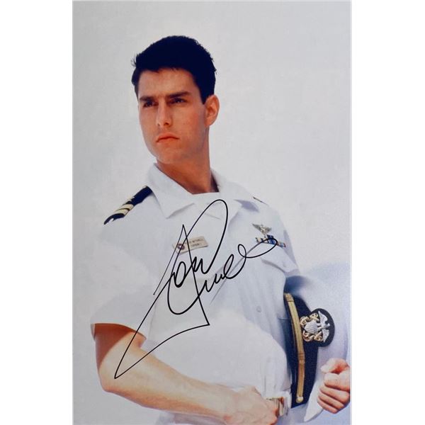 Top Gun Tom Cruise facsimile signed movie photo