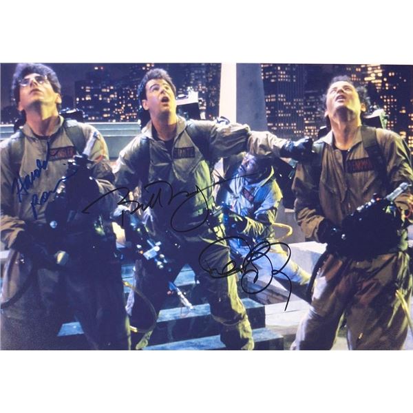 Ghostbusters cast facsimile signed movie photo