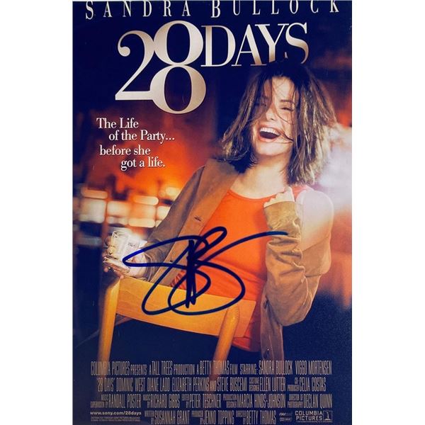 28 Days Sandra Bullock facsimile signed  movie photo