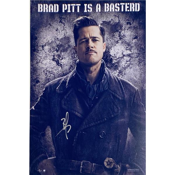 Inglourious Basterds Brad Pitt facsimile signed  movie photo