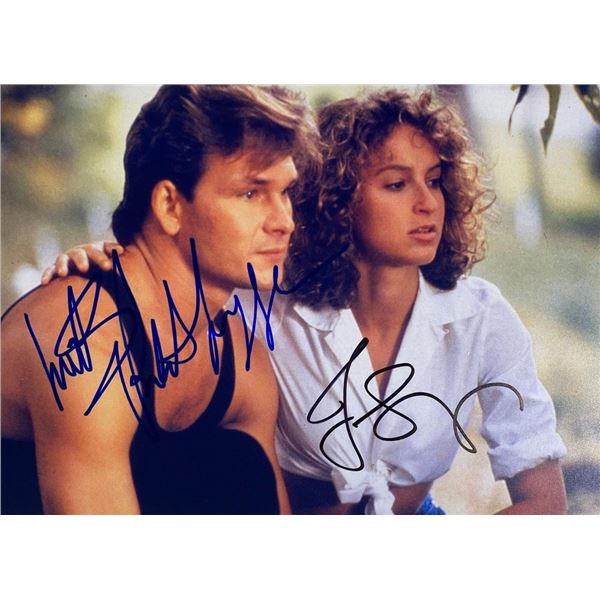 Dirty Dancing Jennifer Grey and Patrick Swayze facsimile signed  movie photo