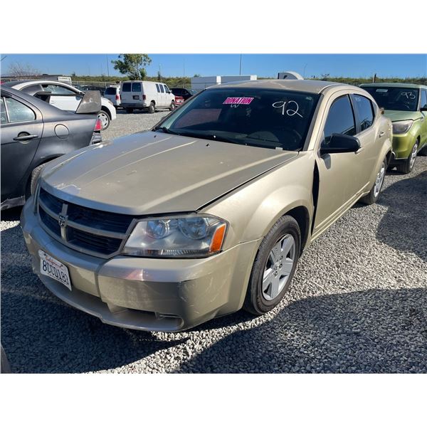 DODGE AVENGER SXT 2010 T-DONATION