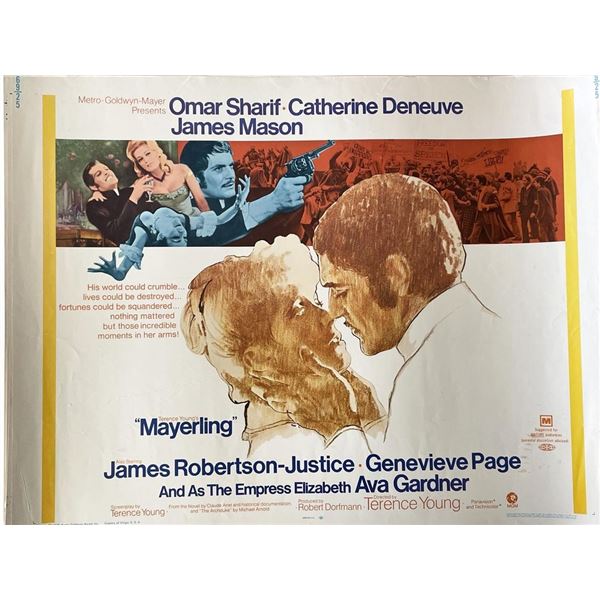 Mayerling 1968 vintage movie poster