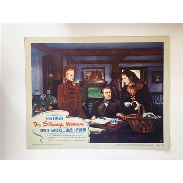 The Strange Woman original 1946 vintage lobby card