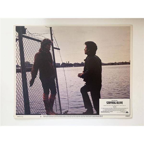 Staying Alive  original 1983 vintage lobby card