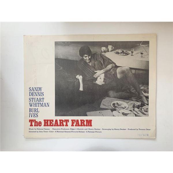 The Heart Farm original 1970 vintage lobby card