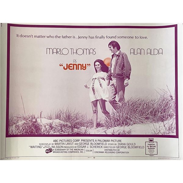 Jenny 1970 vintage movie poster