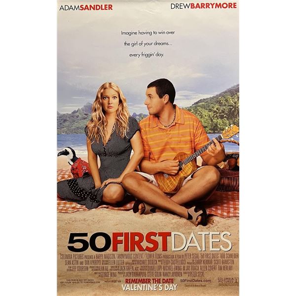 50 First Dates 2004 original movie poster