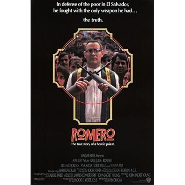 Romero 1989 original movie poster