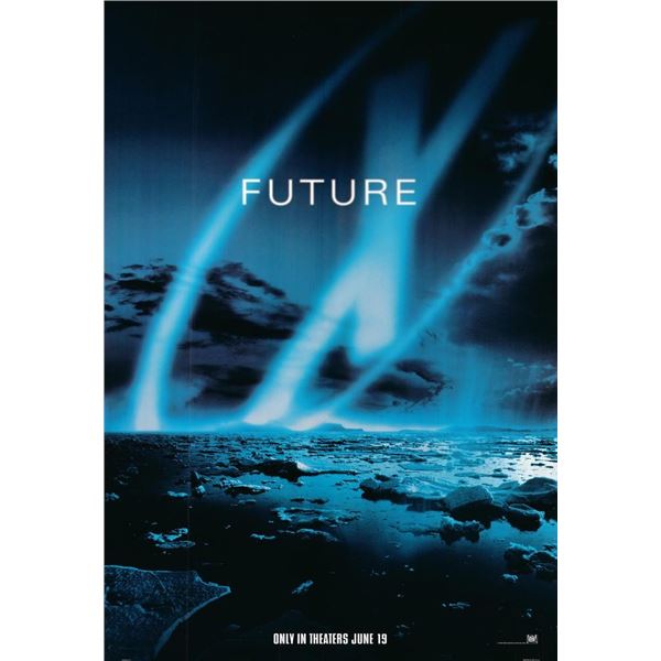 X-Files: Fight the Future 1998 original double-sided movie poster
