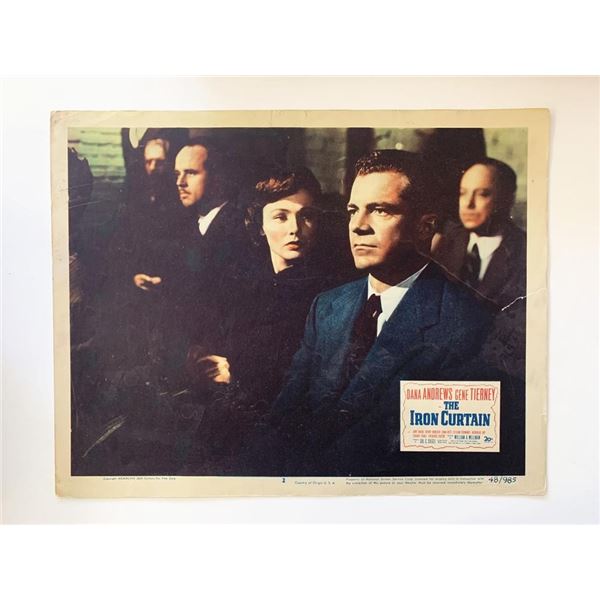 The Iron Curtain original 1948 vintage lobby card