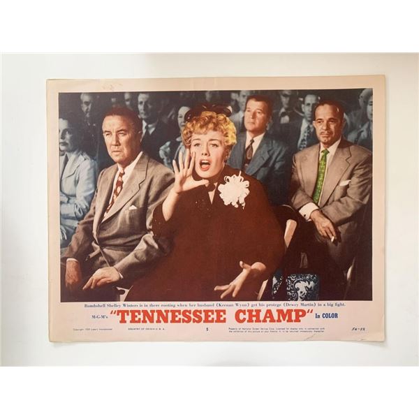 Tennessee Champ 1954 vintage lobby card