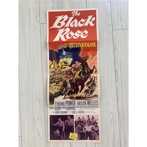 The Black Rose original 1950 vintage movie poster
