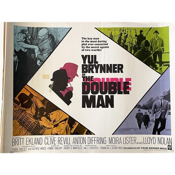 The Double Man 1967 vintage movie poster