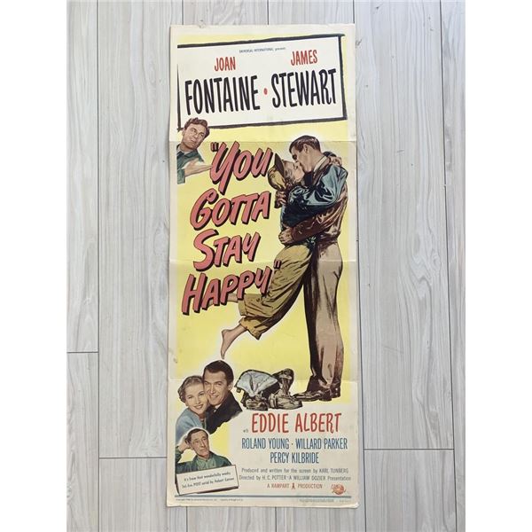 You Gotta Stay Happy original 1948 vintage movie poster