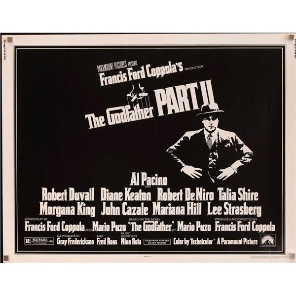 The Godfather Part II Original 1974 Vintage One Sheet Poster