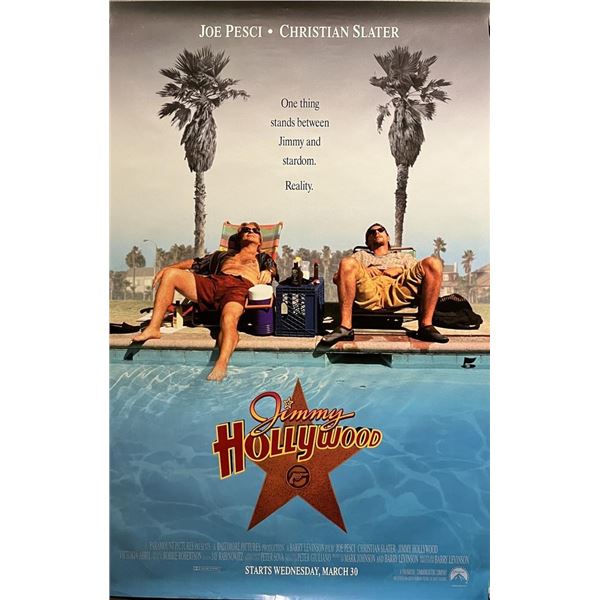 Jimmy Hollywood 1994 pool shot original movie poster