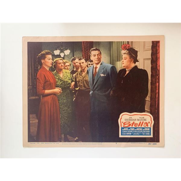 Stella original 1950  vintage lobby card