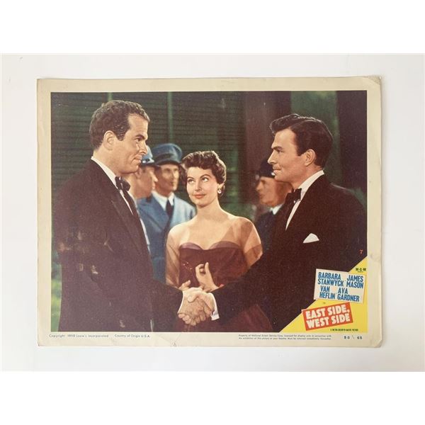 East Side, West Side original 1950 vintage lobby card