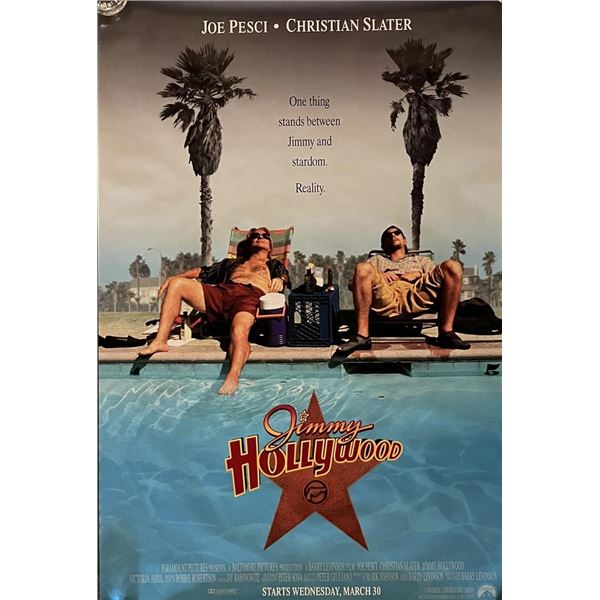 Jimmy Hollywood 1994 original double sided movie poster