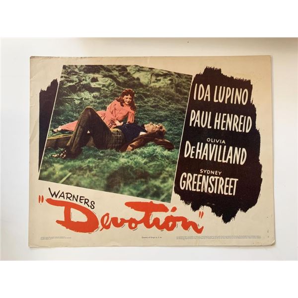Devotion original 1946 vintage lobby card