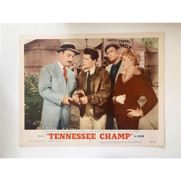 Tennessee Champ 1954 vintage lobby card