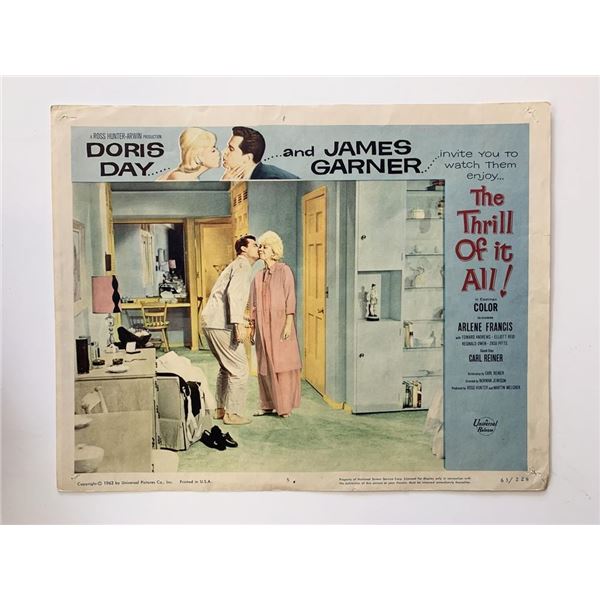 The Thrill of It All original 1963 vintage lobby card