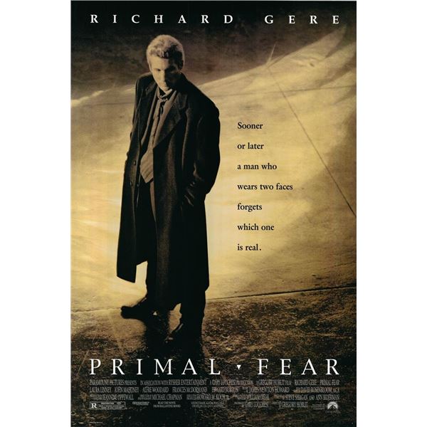 Primal Fear 1996 original one sheet movie poster
