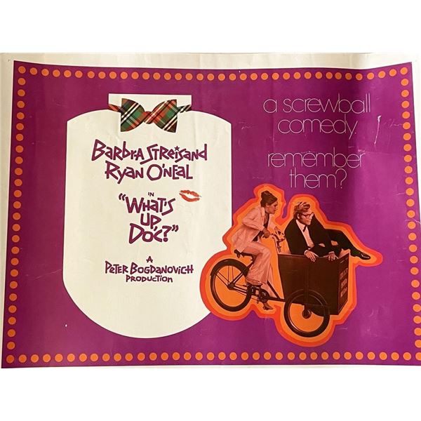 What's Up, Doc? 1974 vintage movie poster