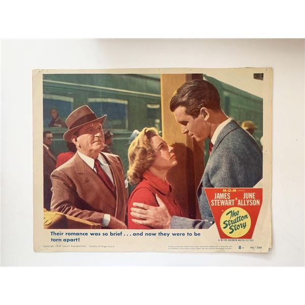 The Stratton Story original 1949 vintage lobby card