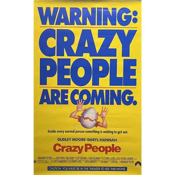 Crazy People 1990 original movie poster
