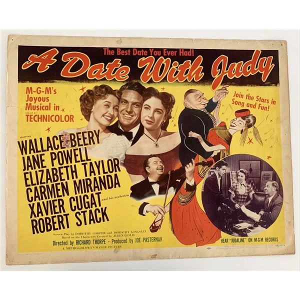 A Date with Judy vintage movie poster