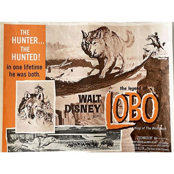 The Legend of Lobo 1962 vintage movie poster
