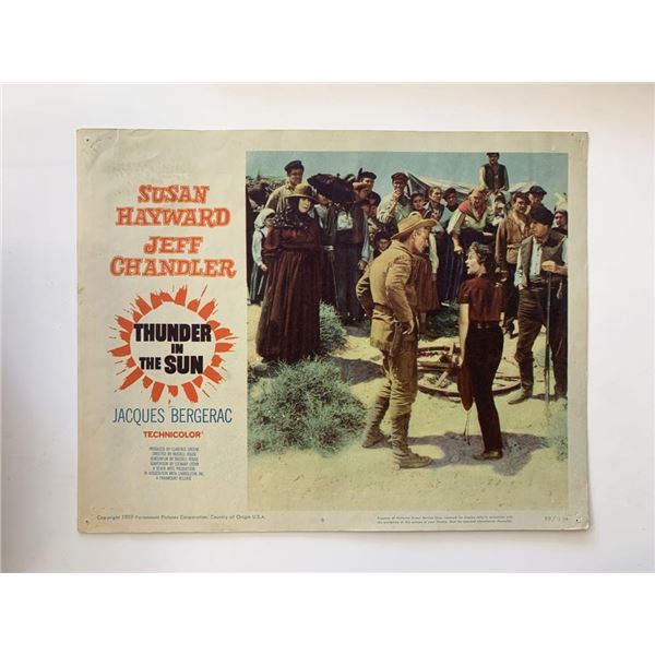 Thunder in the Sun original 1959 vintage lobby card