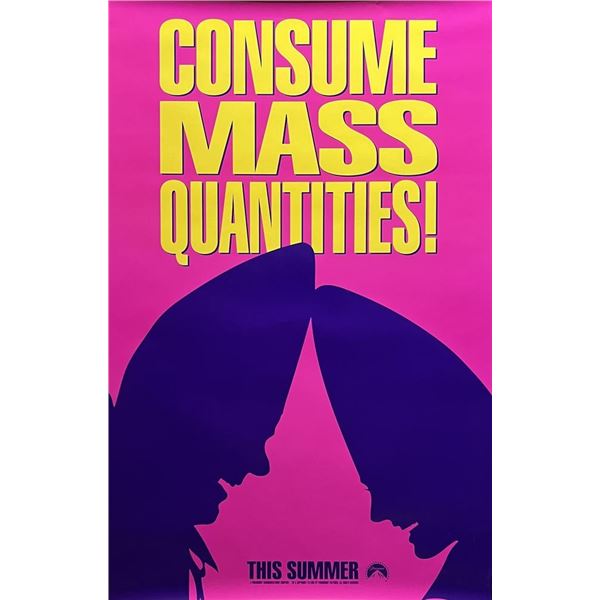 Coneheads original pink movie poster