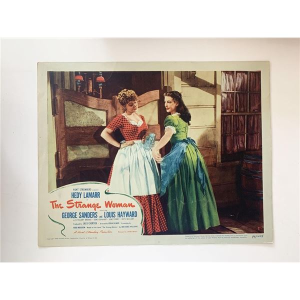 The Strange Woman original 1946 vintage lobby card