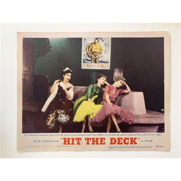 Hit the Deck original 1955 vintage lobby card