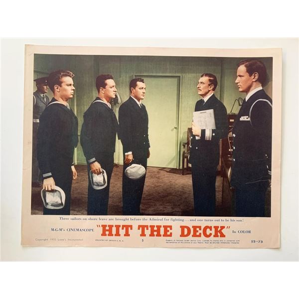 Hit the Deck original 1955 vintage lobby card