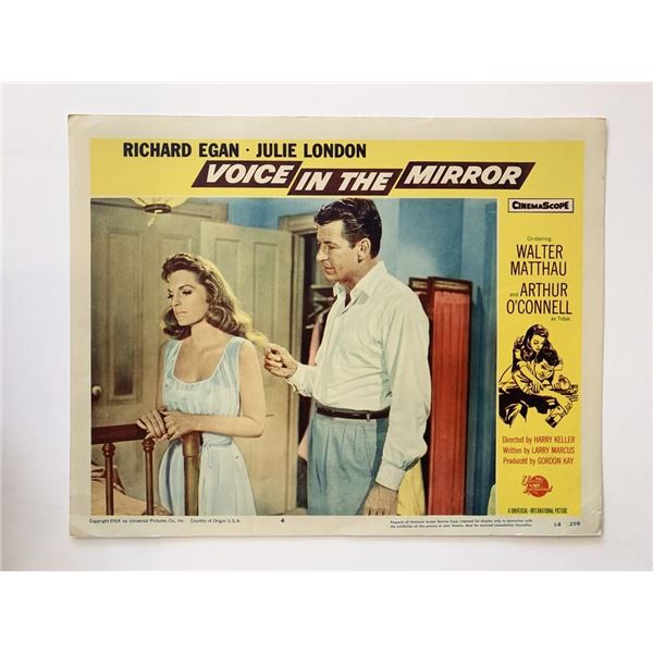 Voice in the Mirror original 1958 vintage lobby card