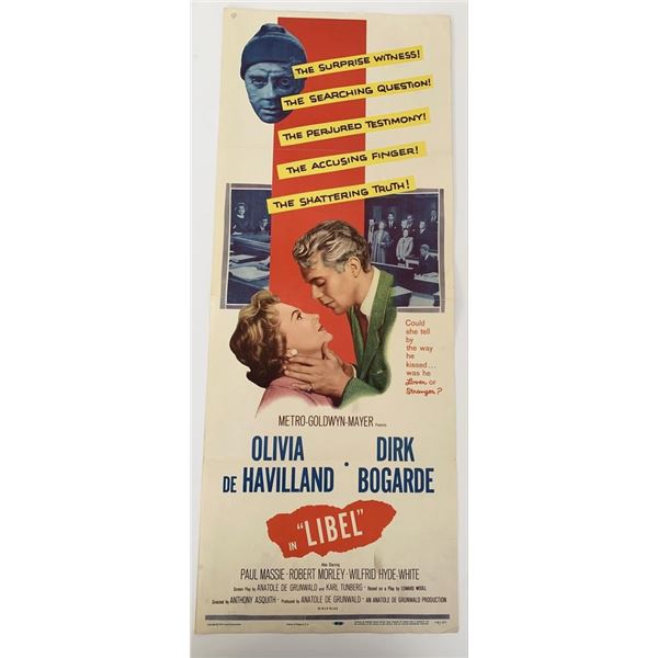 Libel 1959 vintage movie poster