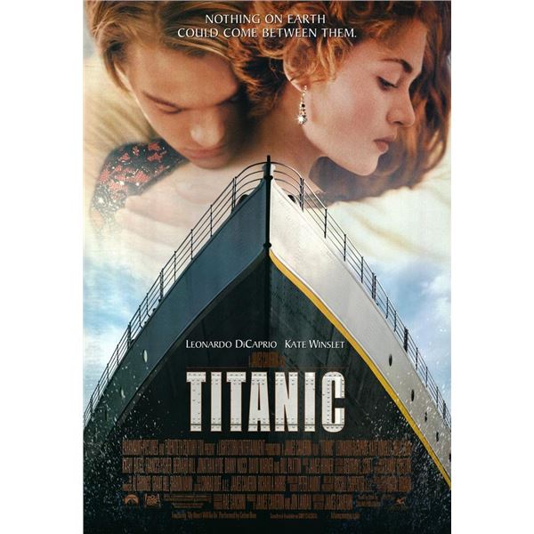 Titanic 1997 original one sheet movie poster
