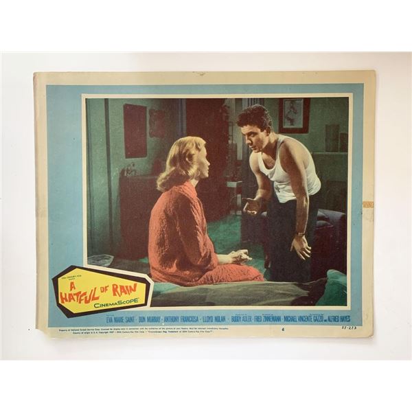 A Hatful of Rain original 1957 vintage lobby card