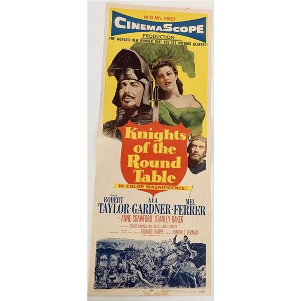 Knights of the Round Table vintage movie poster