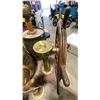 Image 5 : BRASS ANTIQUE HELMS STATION WITH WOODEN SHIPS WHEEL, A RARE FIND, HELM AND WHEEL TOGETHER