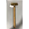 Image 3 : VINTAGE WOOD HANDLED BRASS HAMMER