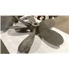 Image 2 : 2 ANTIQUE 5 BLADE SHIP PROPELLERS
