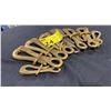 Image 2 : 8 ASSORTED ANTIQUE SOLID BRASS PELICAN HOOK FASTENERS
