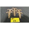 Image 1 : 6 ANTIQUE DOOR HINGES
