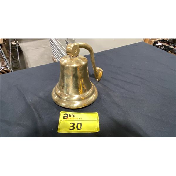 WALL MOUNT BRASS SHIPS BELL