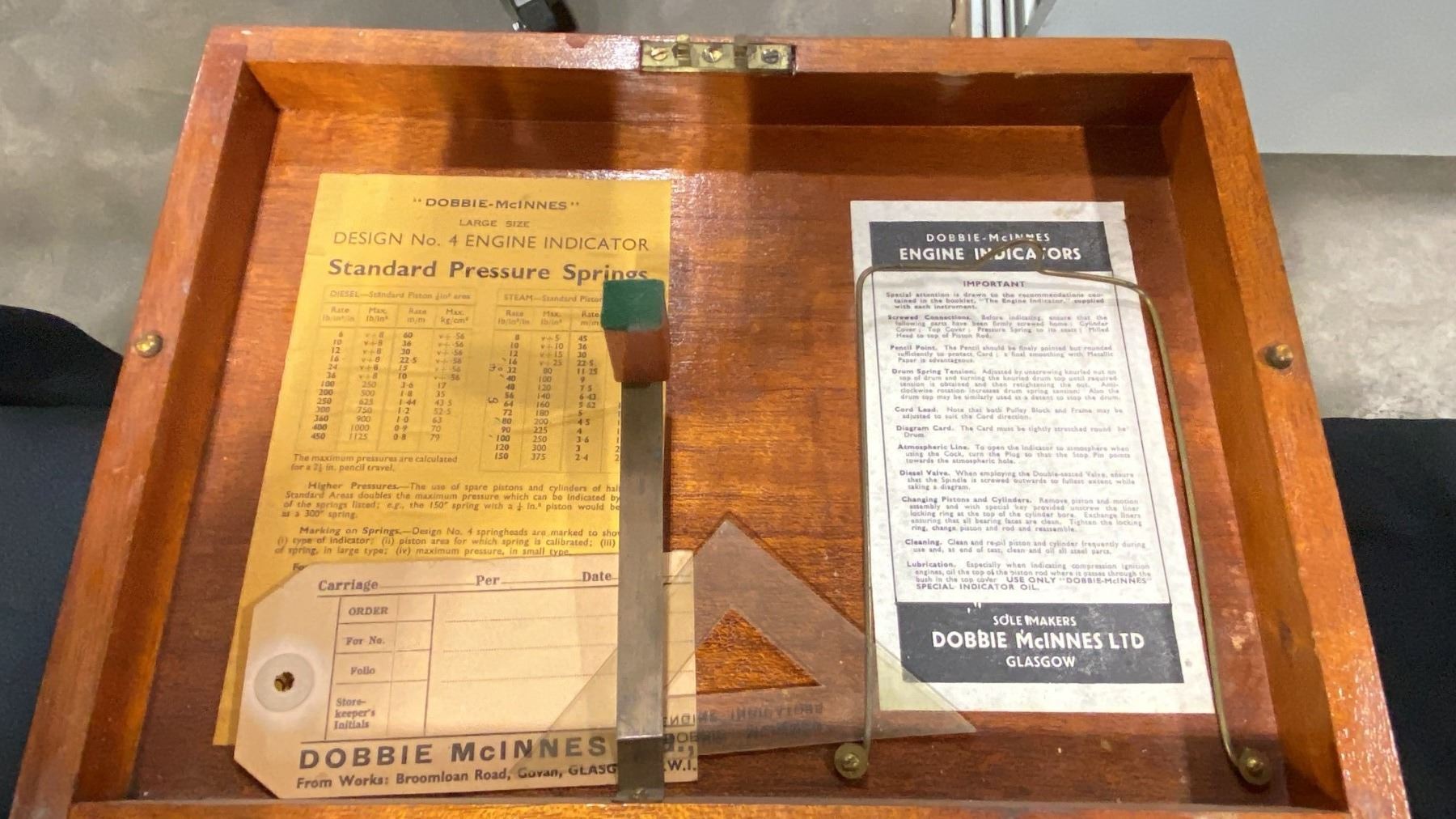 Dobbie Instruments DOBBIE-MCINNES ANTIQUE MECHANICAL ENGINE INDICATOR - Able Auctions